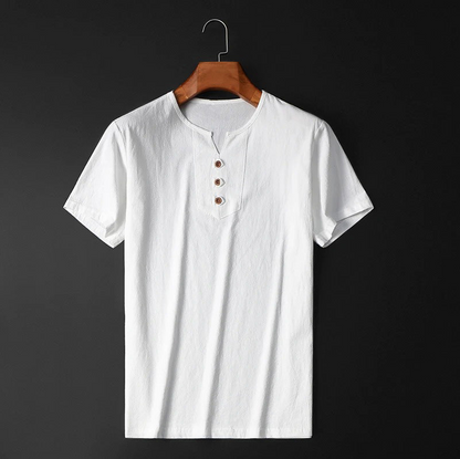 Riley Cotton-Linen Tee