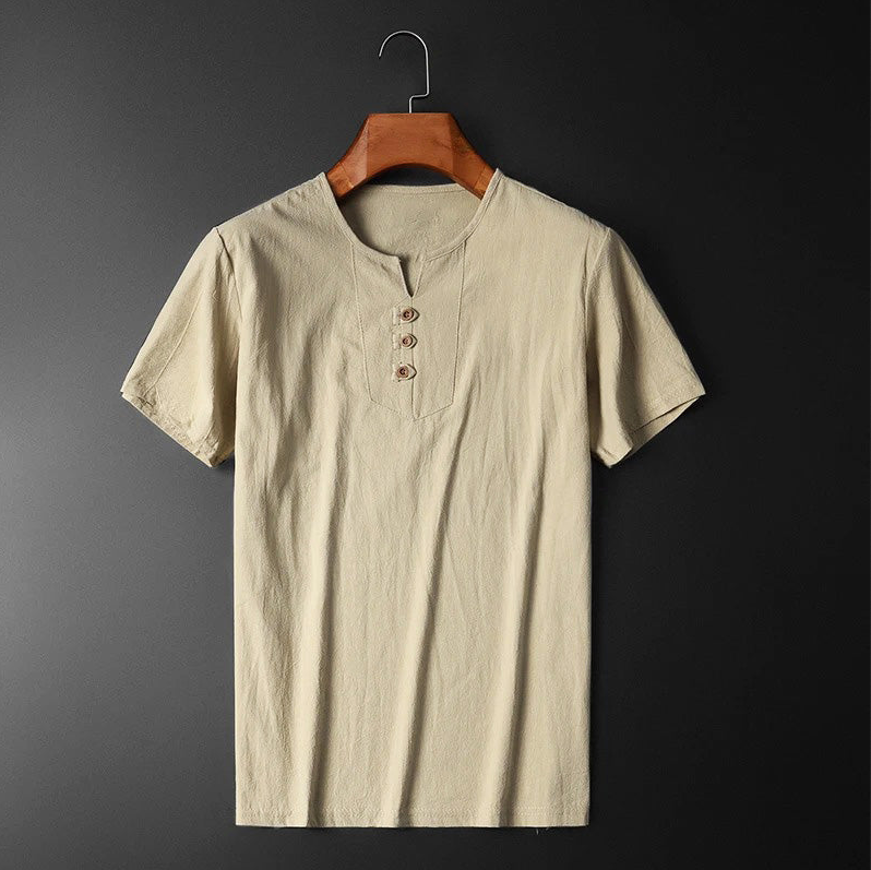 Riley Cotton-Linen Tee