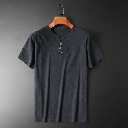 Riley Cotton-Linen Tee