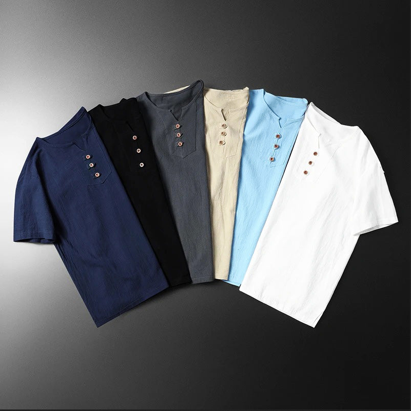 Riley Cotton-Linen Tee