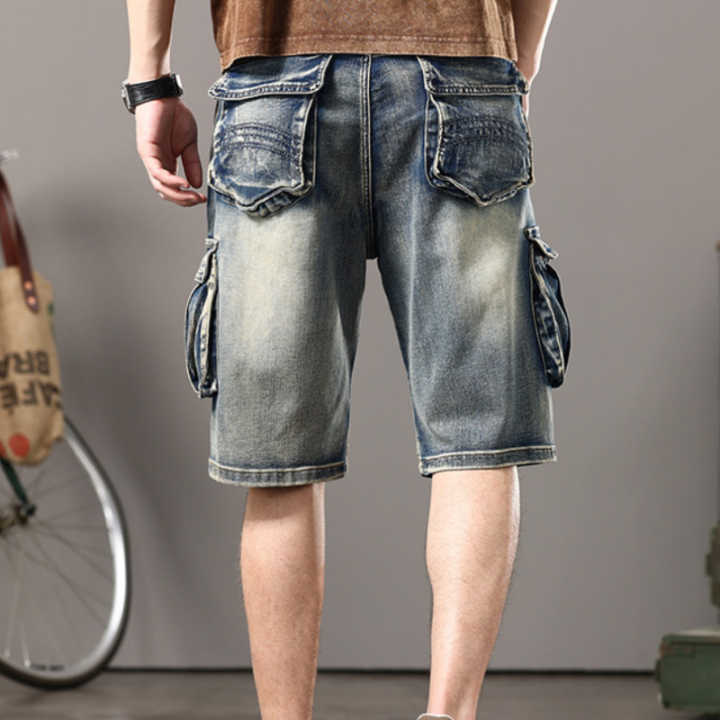 Rugged Stone Washed Shorts