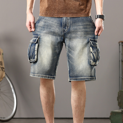 Rugged Stone Washed Shorts