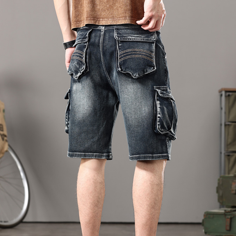 Rugged Stone Washed Shorts