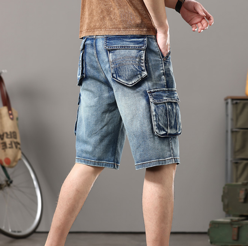 Rugged Stone Washed Shorts