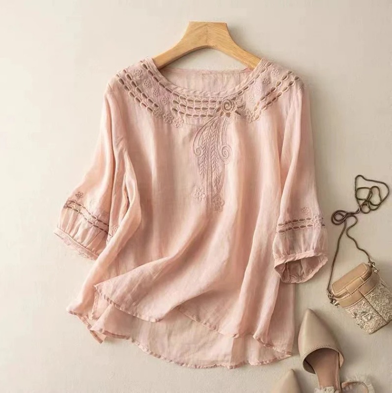 Aurora Linen Blouse