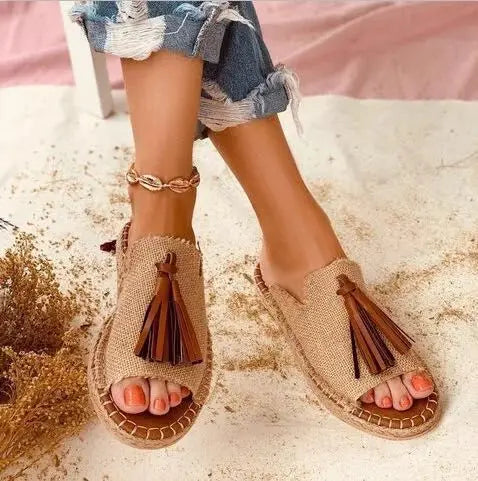 Coastal Tassel Slides